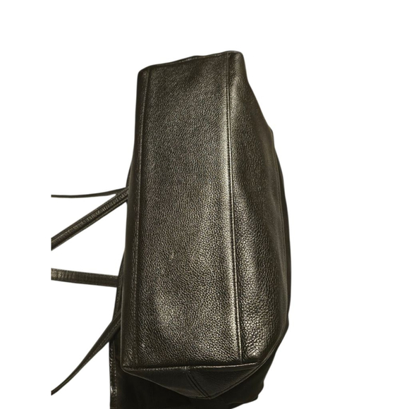 Coach Black Nylon Leather Trim Tote Bag One Size - Picture 10 of 16